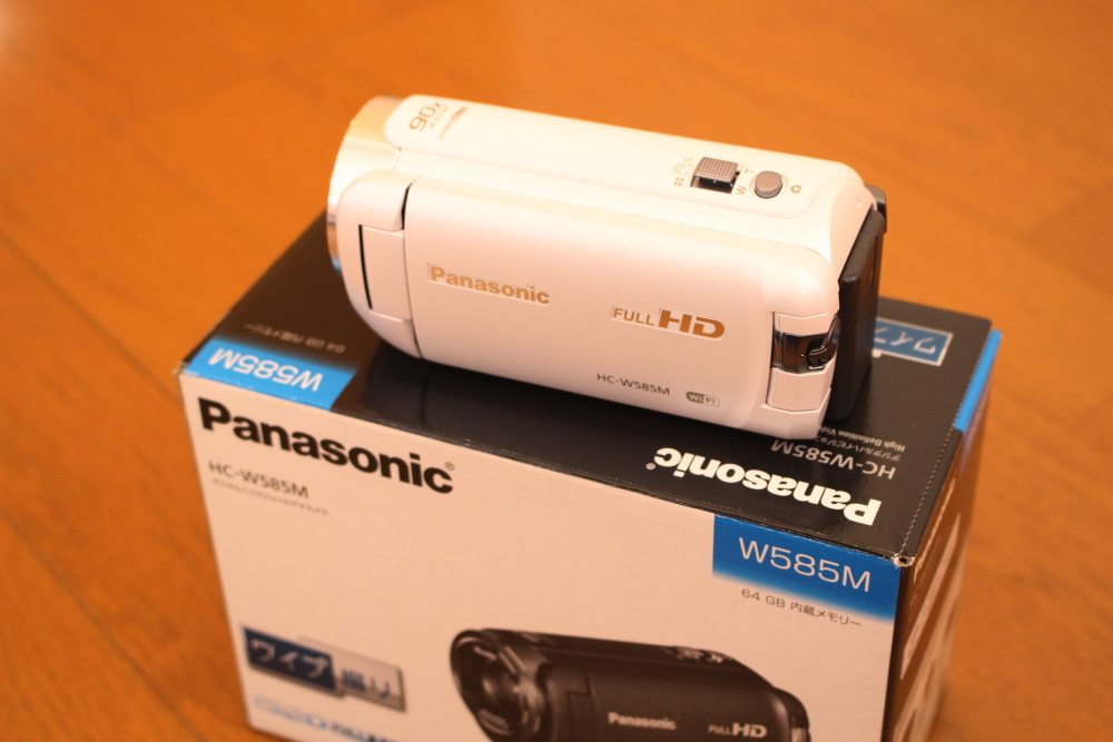 panasonicビデオカメラ HC-W585Mを購入！価格、アクセサリー、使いやすさなどレビュー - 日々絶好調